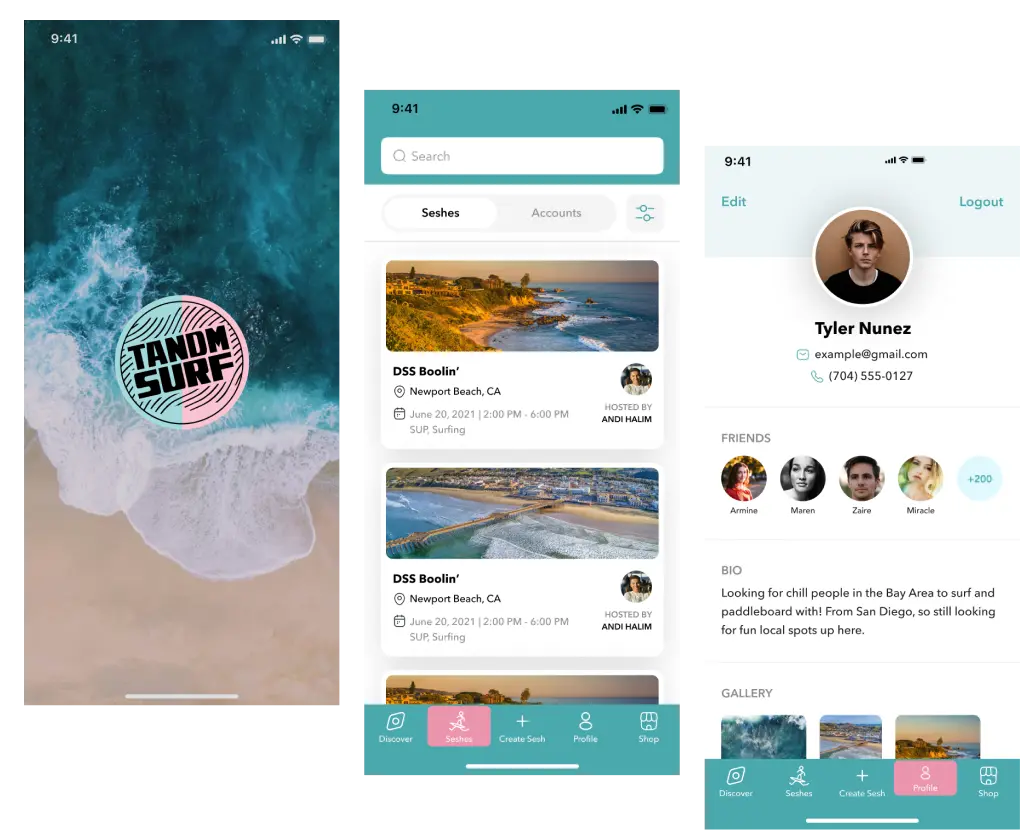 Tandm — Connect Surfers Through 'Seshes'